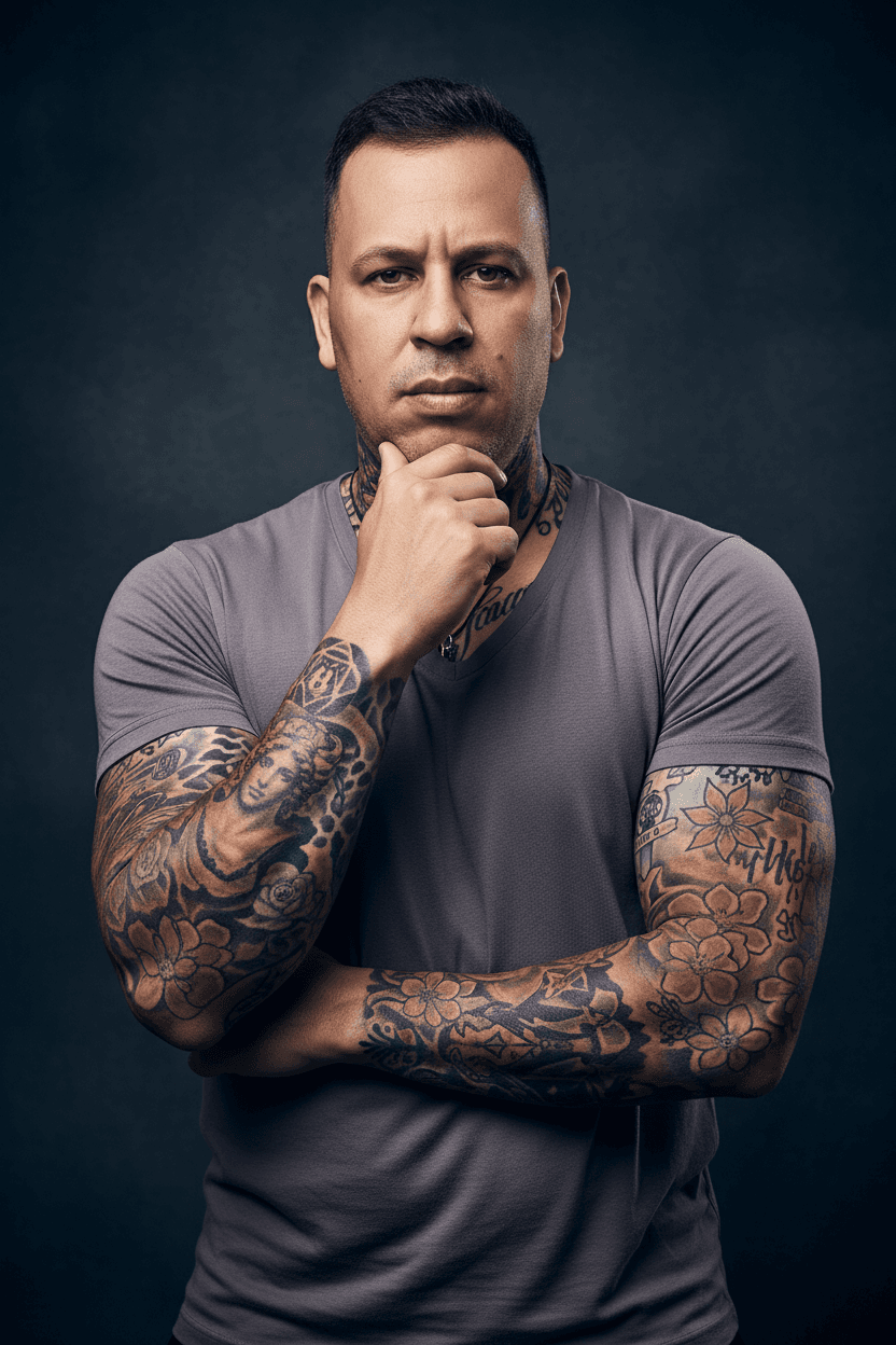 Dark and Moody Portrait